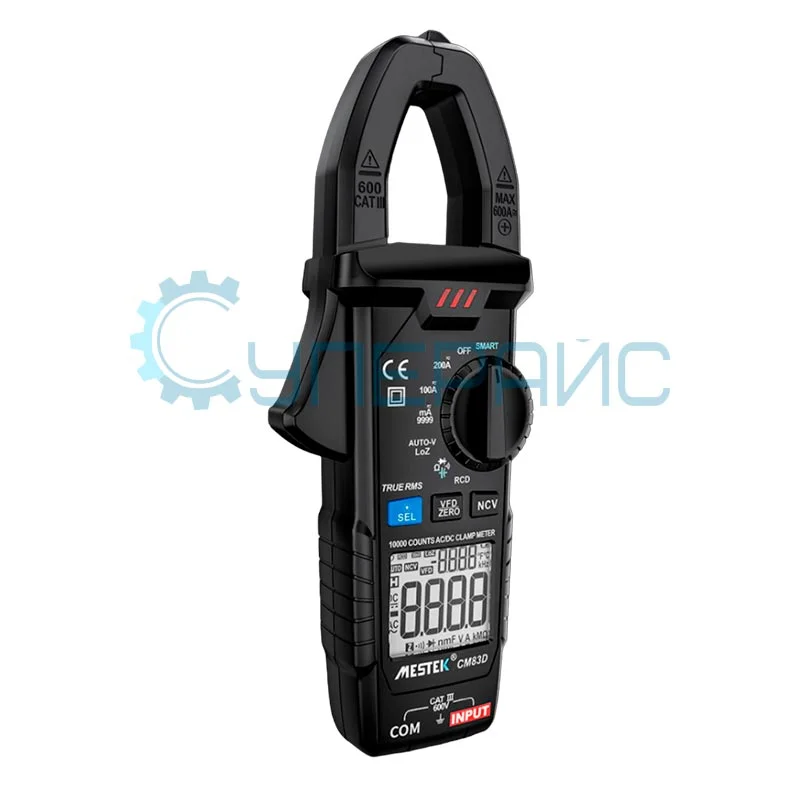 Токовые клещи-мультиметр Mestek CM83D переменного и постоянного тока фото 1