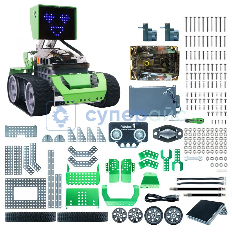 Программируемый колесный робот-конструктор Robobloq Qoopers 6 в 1 фото 3