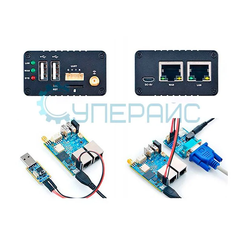 Микрокомпьютер FriendlyElec NanoPi R1 (RAM 1 ГБ/eMMC 8 ГБ) фото 6