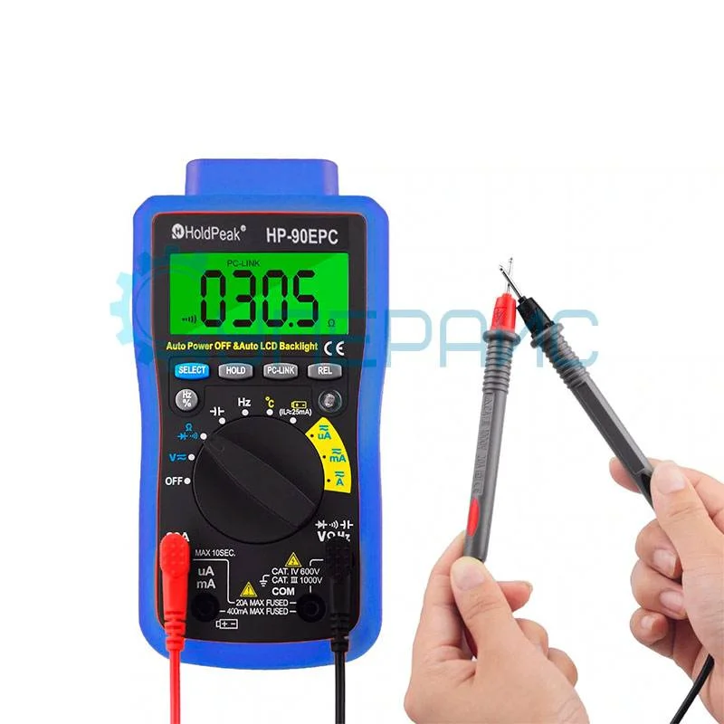 Цифровой USB мультиметр HoldPeak HP-90EPC фото 3