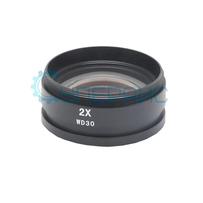 Набор комплектующих для стереомикроскопов Saike Digital с насадкой на объектив (линзой Барлоу) 2X и окулярами WF20X/10 фото 
