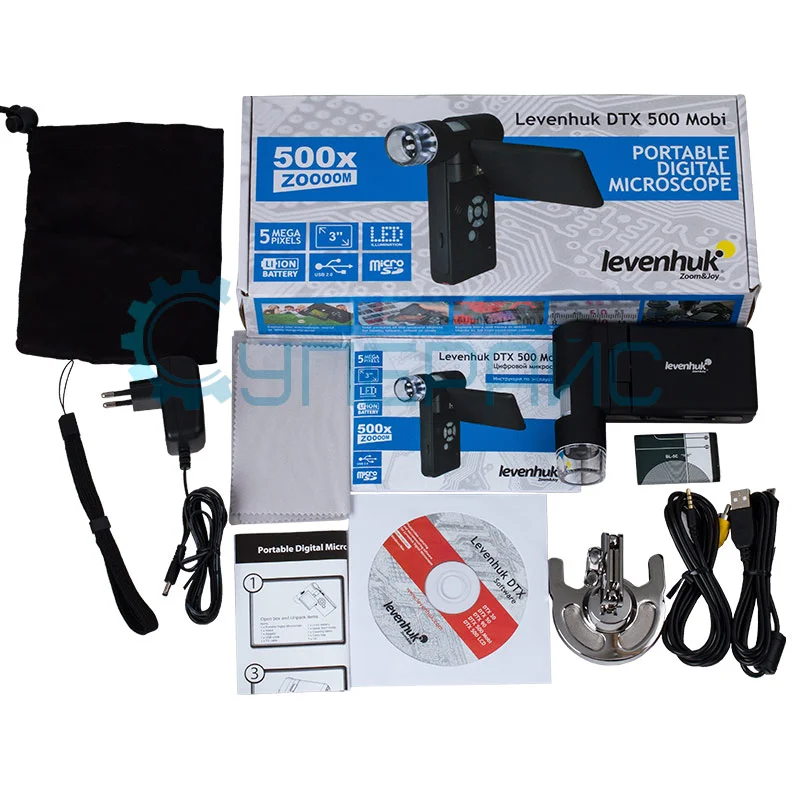 Микроскоп цифровой Levenhuk DTX 500 Mobi фото 7