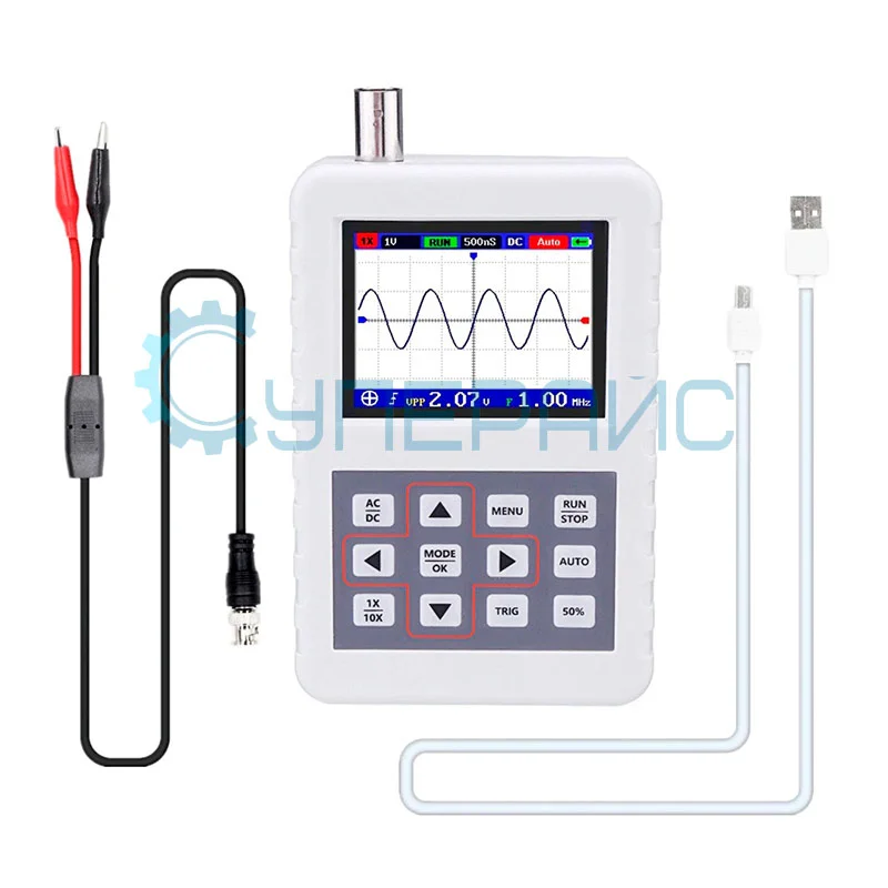 Портативный цифровой осциллограф FNIRSI DSO PRO (1 канал, 5 МГц) фото 6
