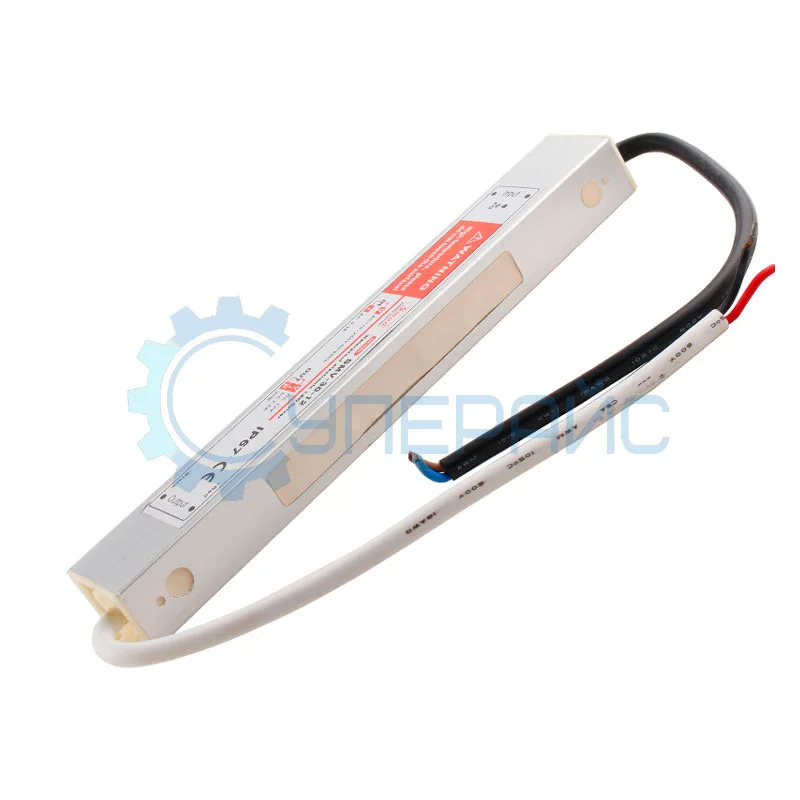 Влагозащищенный блок питания Smun SMV-30-12 (12 В, 2.5 А, 30 Вт) фото 1