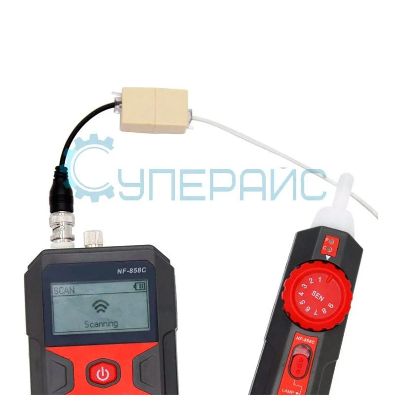 Измеритель длины кабеля Noyafa NF-858C фото 4