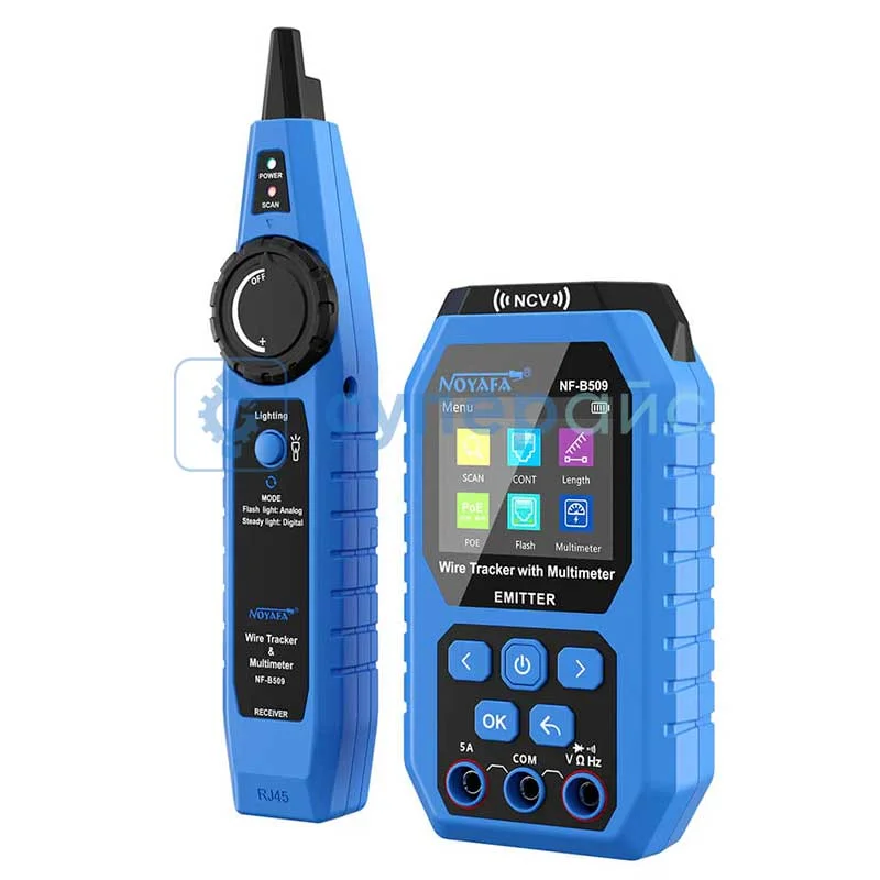 Кабельный тестер Noyafa NF-B509 с цифровым мультиметром фото 1