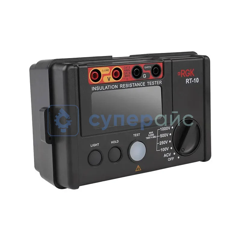 Цифровой мегаомметр RGK RT-10 + поверка фото 1