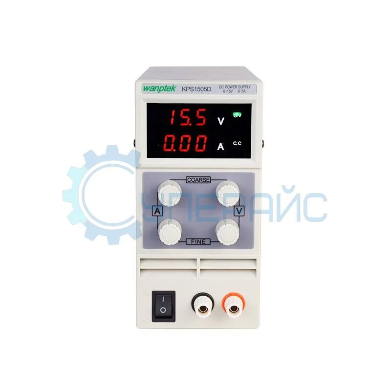 Стационарный мини источник питания Wanptek KPS1505D (15В, 5А) фото 1