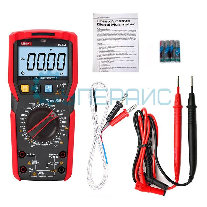 Цифровой тестер UNI-T UT89X фото 5