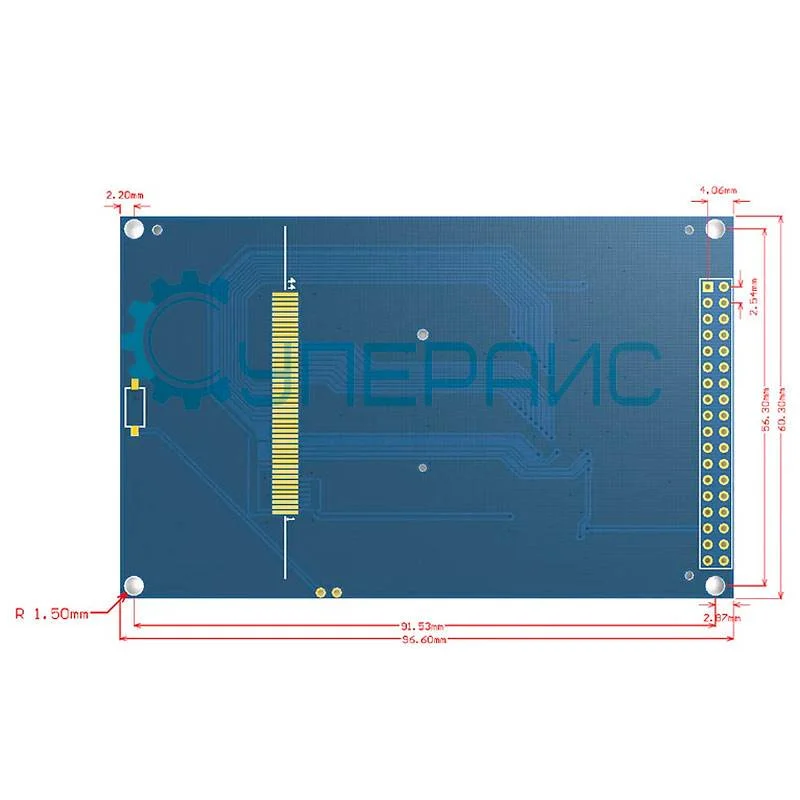 TFT LCD цветной дисплей для Arduino Mega 2560 320х480 фото 8