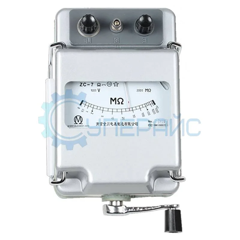 Прибор для измерения сопротивления изоляции Jinchuan ZC-7 (до 1000 В) фото 1