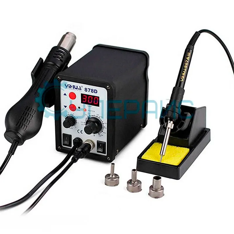 Термовоздушная паяльная станция YIHUA 878D (2 в 1) фото 7