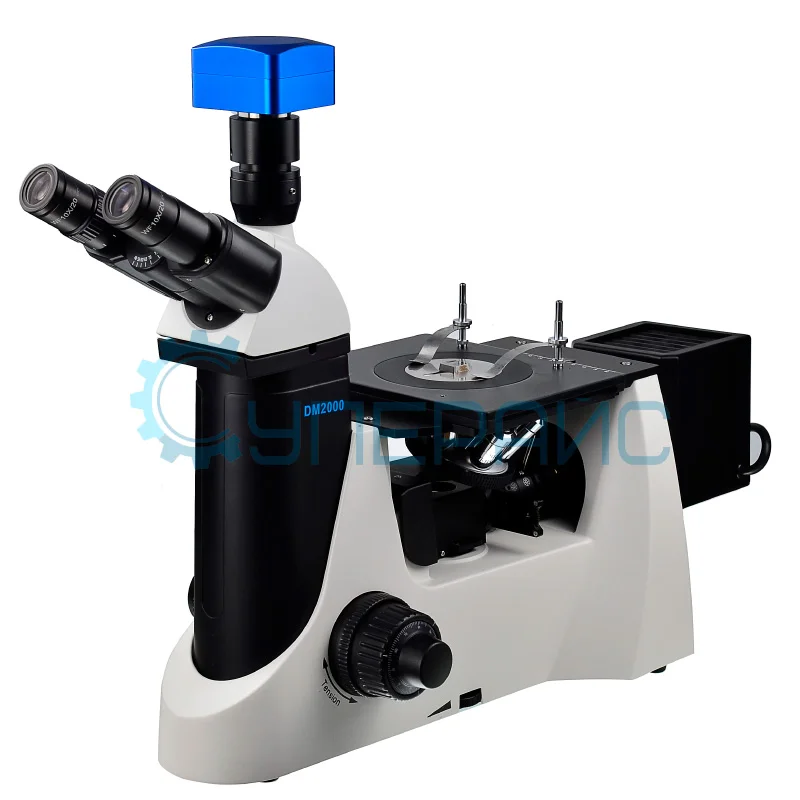Металлургический тринокулярный инвертированный микроскоп UOP DM2000X фото 1