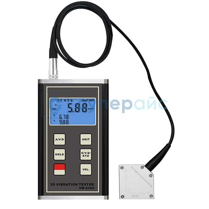 Пьезоэлектрический виброметр LANDTEK VM-6380 фото 1