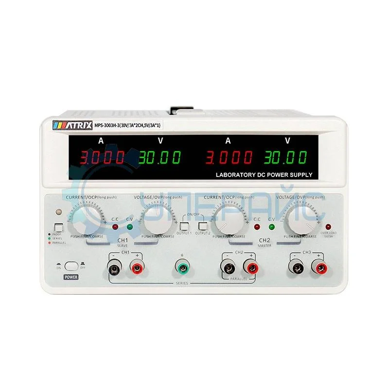 Трехканальный источник питания MATRIX MPS-3003H-3 (30В, 3А) фото 1