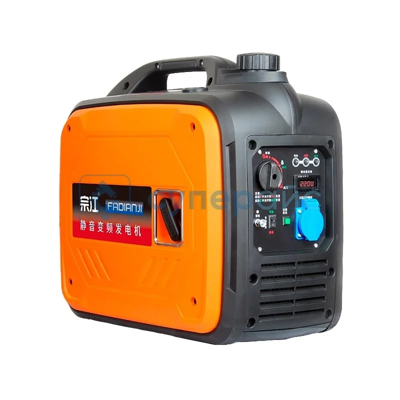 Портативный бензиновый генератор Zongjiang 2500Вт с ручным запуском фото 1