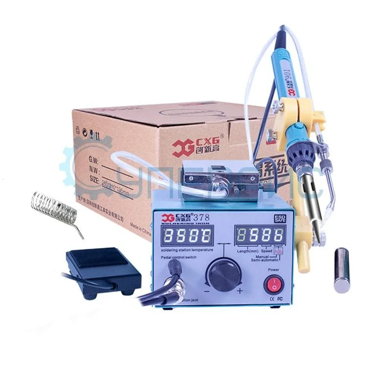 Станция для пайки CXG 378 с подачей припоя, 80 Вт фото 5