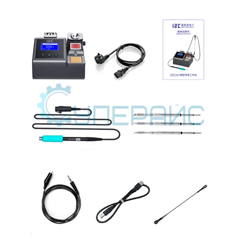 Станция для пайки i2C 2SCNi 245 с комплектом жал фото 3