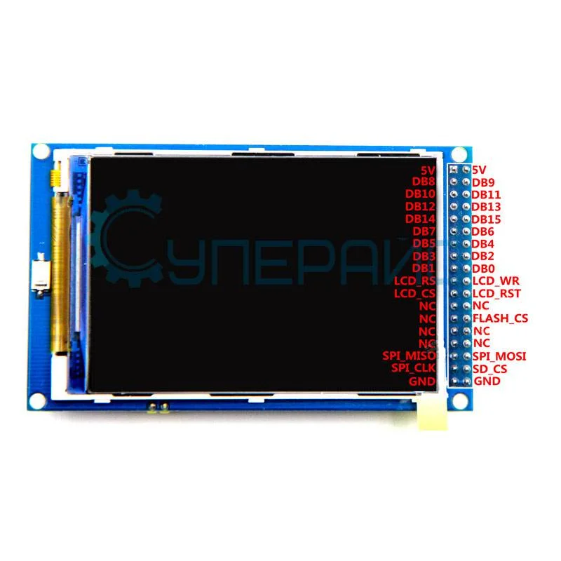 Графический дисплей 3.2 дюйма для Arduino Mega 2560 фото 7