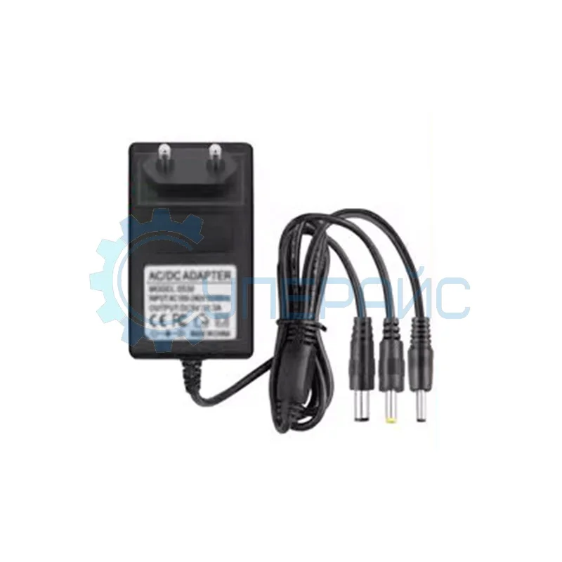 Сетевой адаптер импульсный (18В, 1А, 3 штекера) фото 1