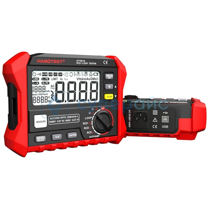 Измеритель сопротивления заземления Habotest HT5910 фото 1