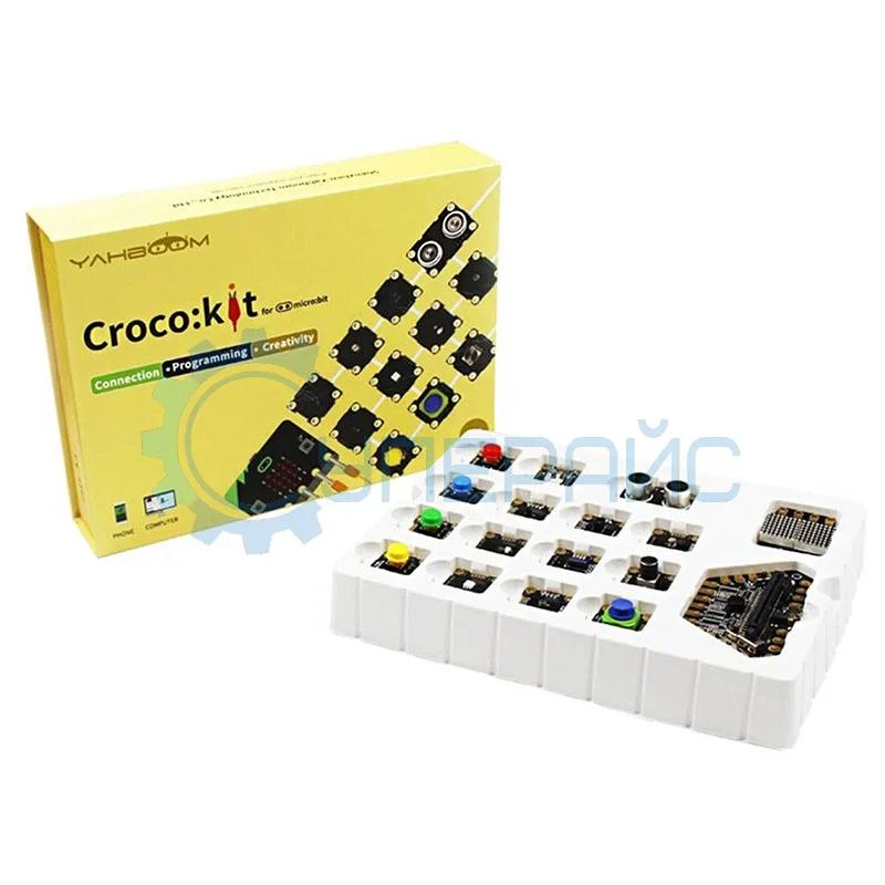 Набор на основе BBC micro:bit Yahboom Croco:kit фото 1