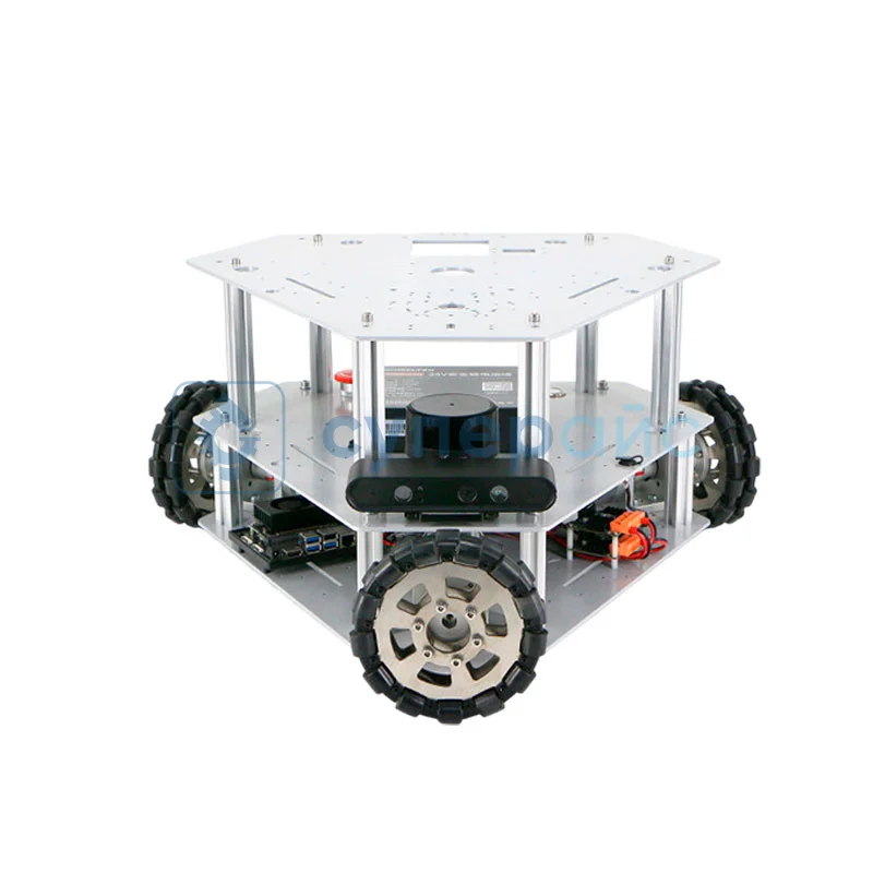 Трехколесный робот WHEELTEC R550 (OMNI) PLUS с контроллером для управления фото 1