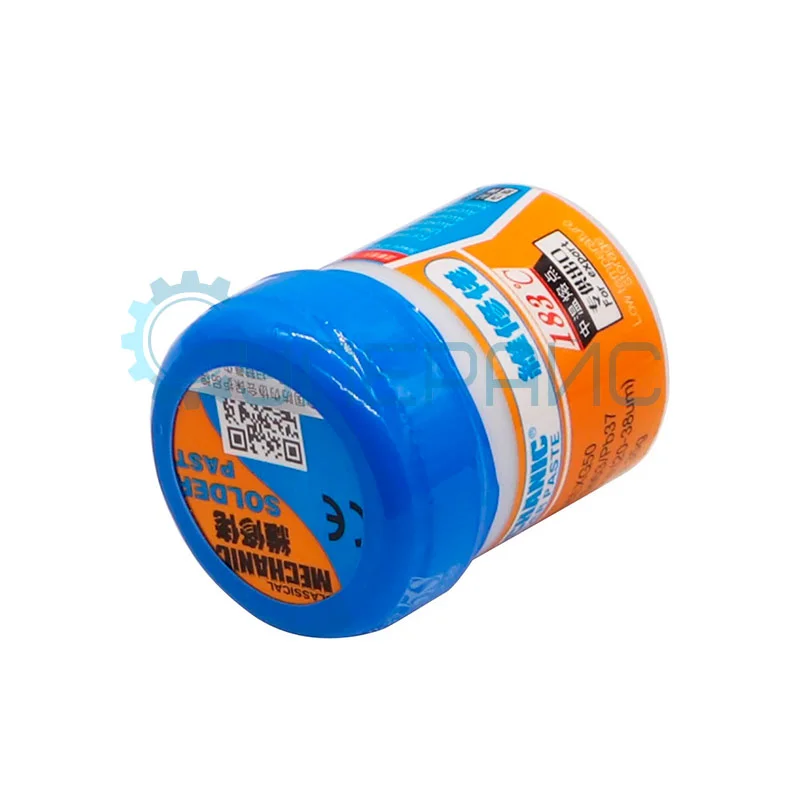 Безотмывочная паяльная паста MECHANIC XG50 (35 г, в банке) фото 1