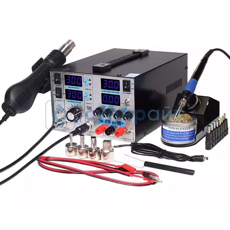 Паяльная станция WEP 853D+ 5A фото 1