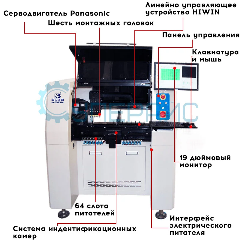 Станок для установки SMD компонентов Zhengbang ZB4050LS фото 5