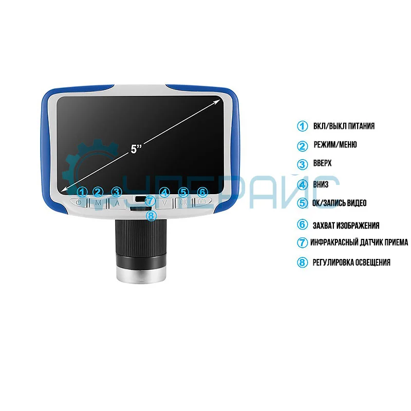 Цифровой микроскоп Andonstar AD205 с дисплеем фото 13