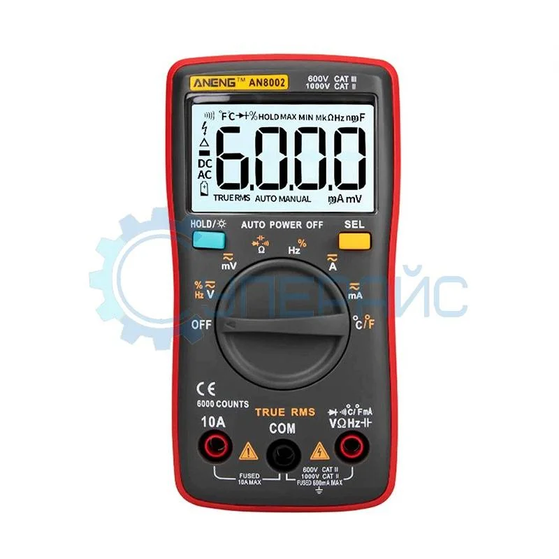 Карманный мультиметр ANENG AN8002 фото 1