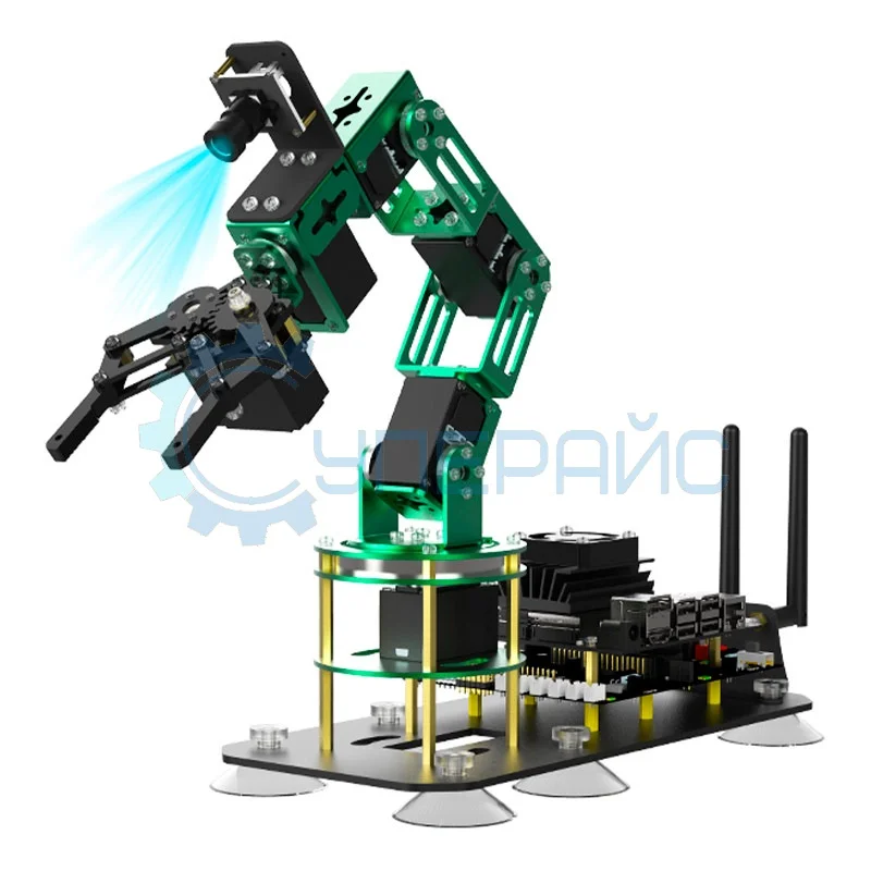 Робот Yahboom DOFBOT AI Vision Robotic Arm ROS для Raspberry Pi 4B купить по низкой цене в Москве - интернет магазин Суперайс