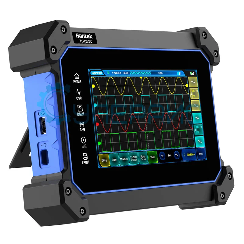 Сенсорный осциллограф Hantek TO1252C (2 канала, 250 МГц) фото 1