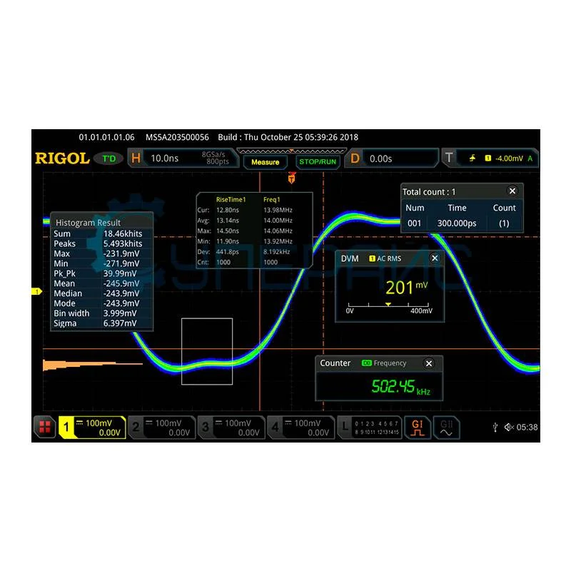 Настольный запоминающий осциллограф Rigol MSO5104 фото 6