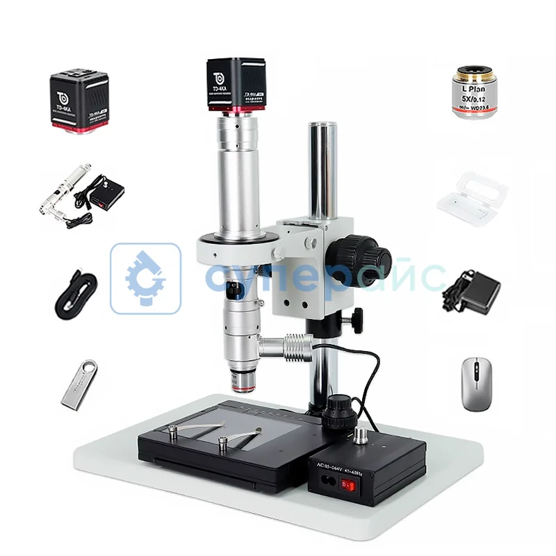 Цифровой металлографический микроскоп Sanotid TD-TZG5X-4KA фото 1