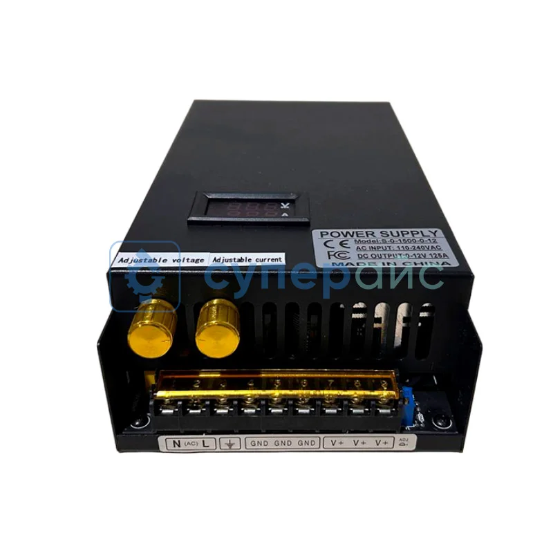 Регулируемый блок питания JINGRUIAN 0-12V-2A-125A фото 2