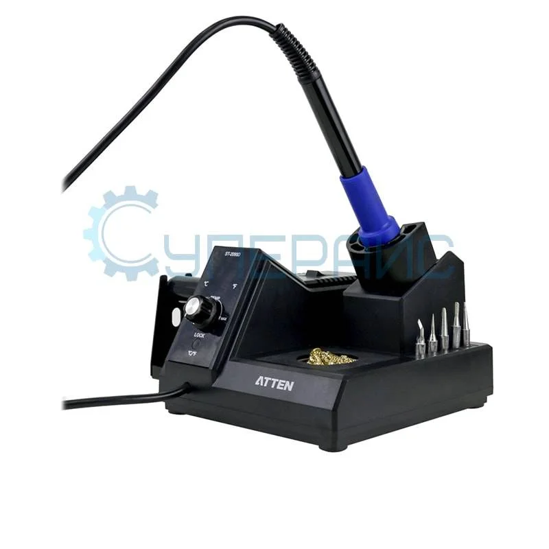Паяльная станция ATTEN ST-2090D с держателем проволоки для пайки фото 3