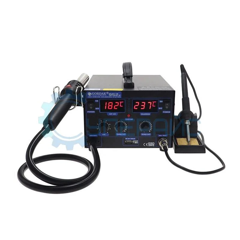 Паяльная станция GORDAK 952S с регулировкой температуры фото 1