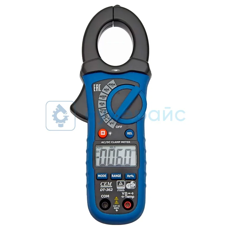 Цифровые токоизмерительные клещи CEM DT-362 фото 1