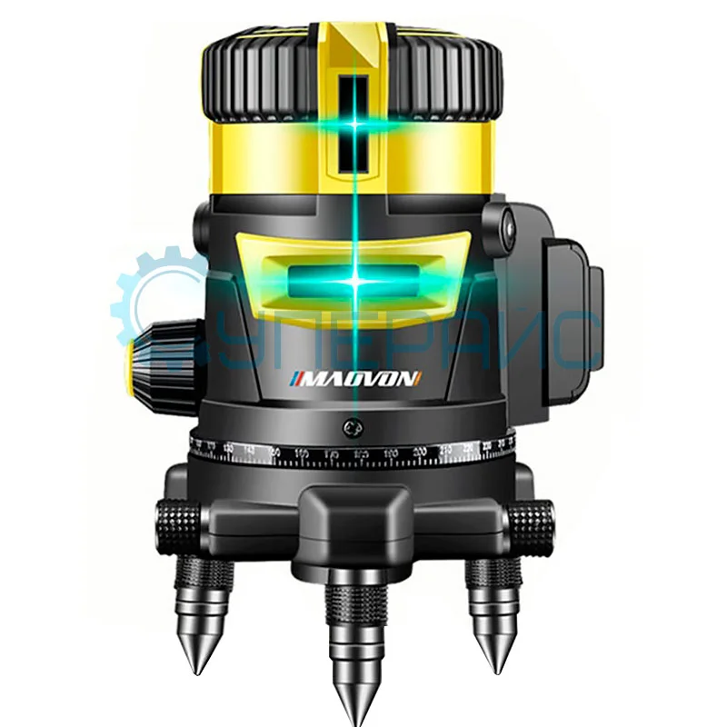 Построитель плоскостей MAOVON M235 (синий лазер) со штативом фото 1