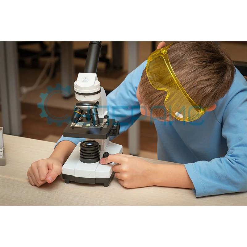 Учебный микроскоп Supereyes MyLab M12 с адаптером для смартфона и набором для опытов фото 2