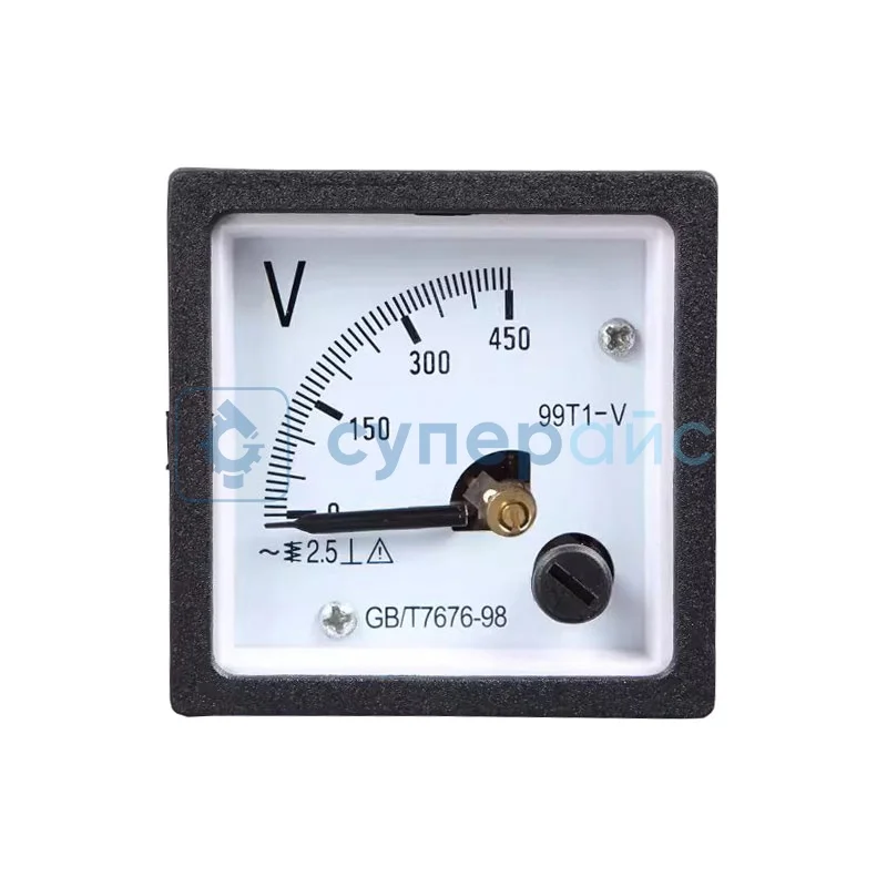 Стрелочный измеритель напряжения 99Т1-V 450V фото 1