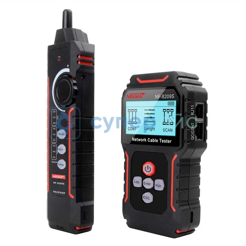 Тестер сетевых кабелей Noyafa NF-8209S фото 1