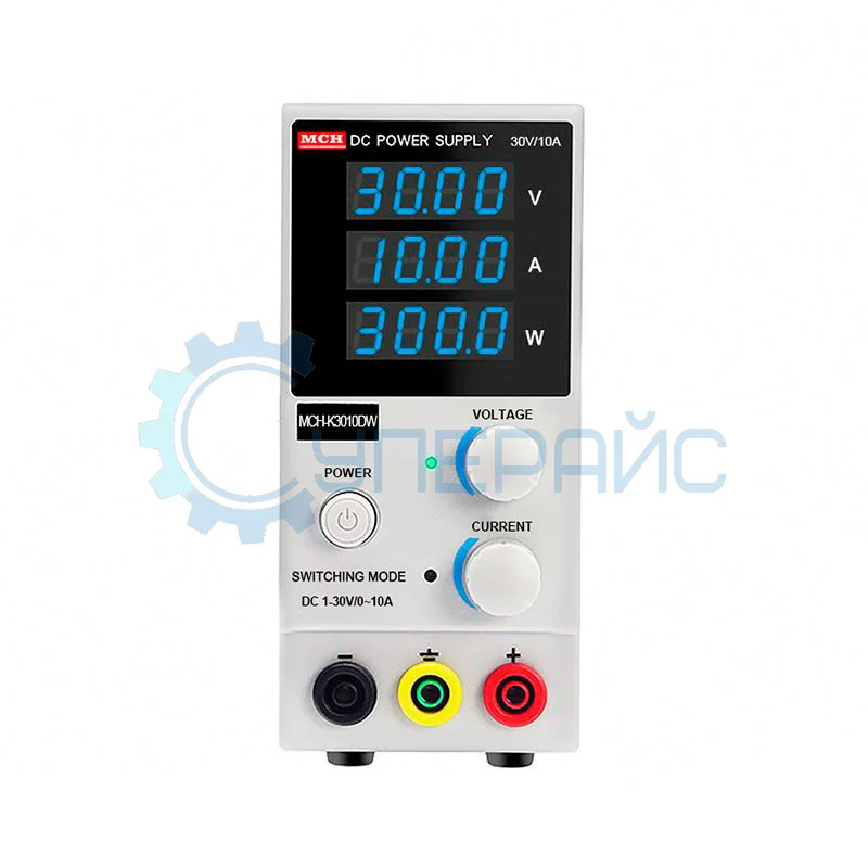 Регулируемый источник питания постоянного тока MCH K3010DW (30В, 10А) фото 1