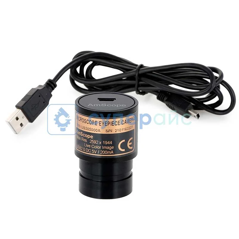 Бинокулярный микроскоп AmScope B120C-E5 фото 5