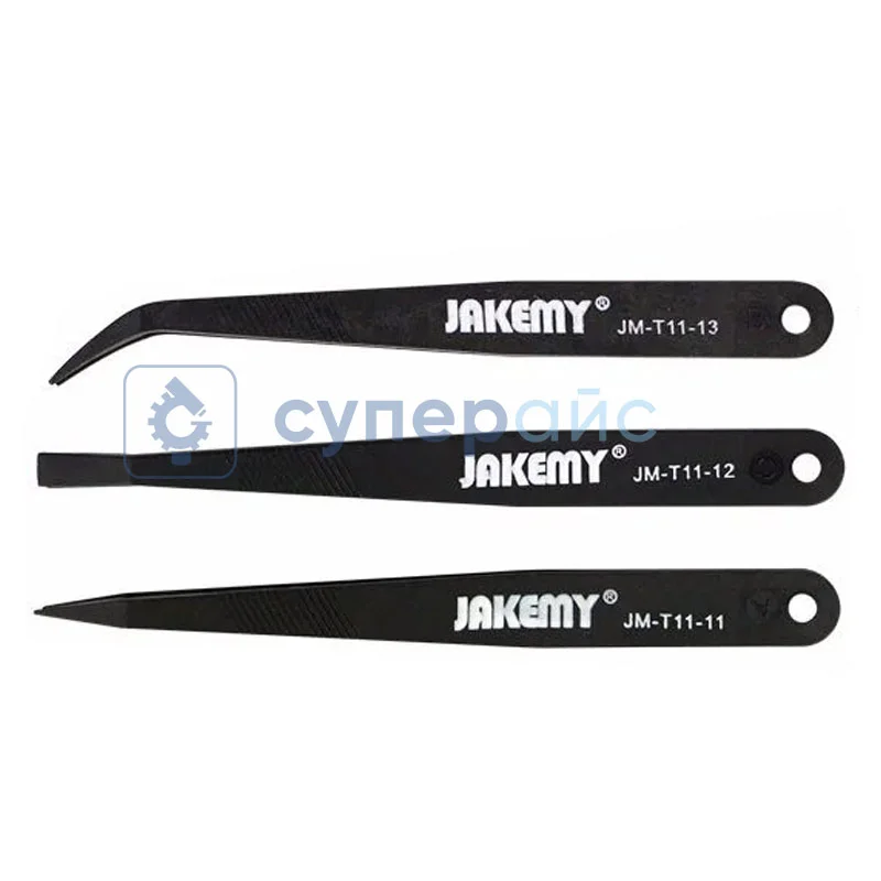 Набор антистатических пинцетов Jakemy JM-T11 фото 1