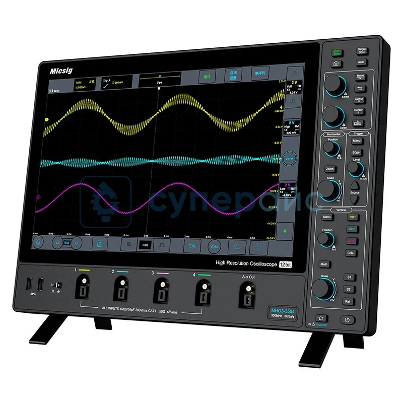 Настольный цифровой осциллограф Micsig MHO3-3504 фото 1
