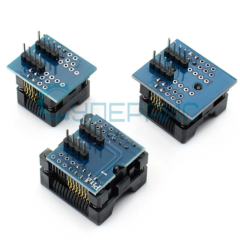 USB программатор высокоскоростной EZP2019 с 9 адаптерами фото 12