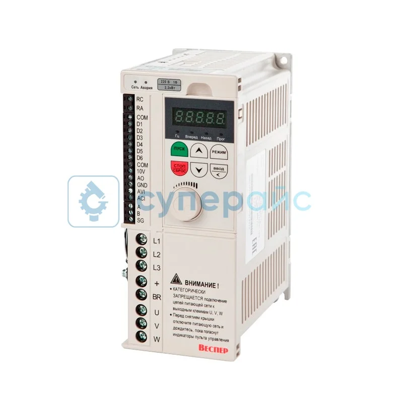 Частотный преобразователь Веспер E4-8400 2,2 кВт -S3L фото 1